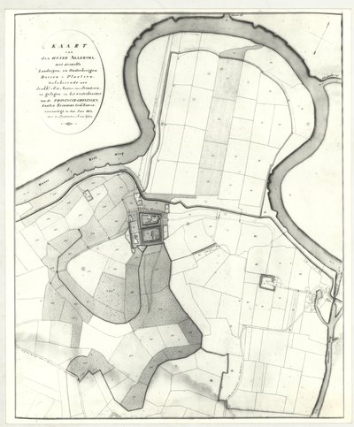 Allersma - térkép Apken 1822 alkotó: Andries van Apken